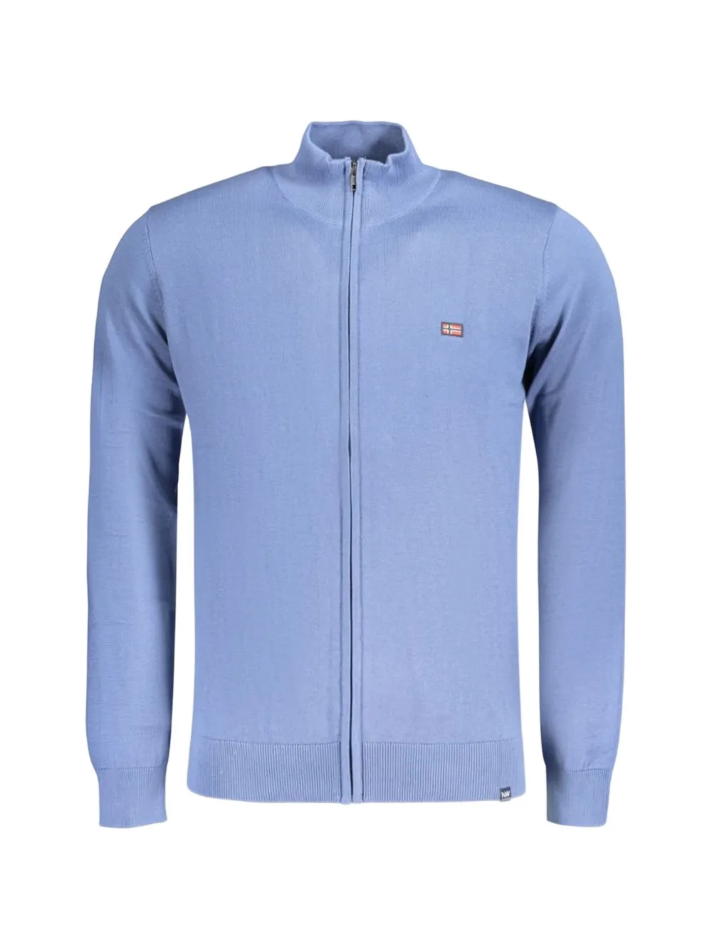 NORWAY 1963 zip-up knitted cardigan Blauw