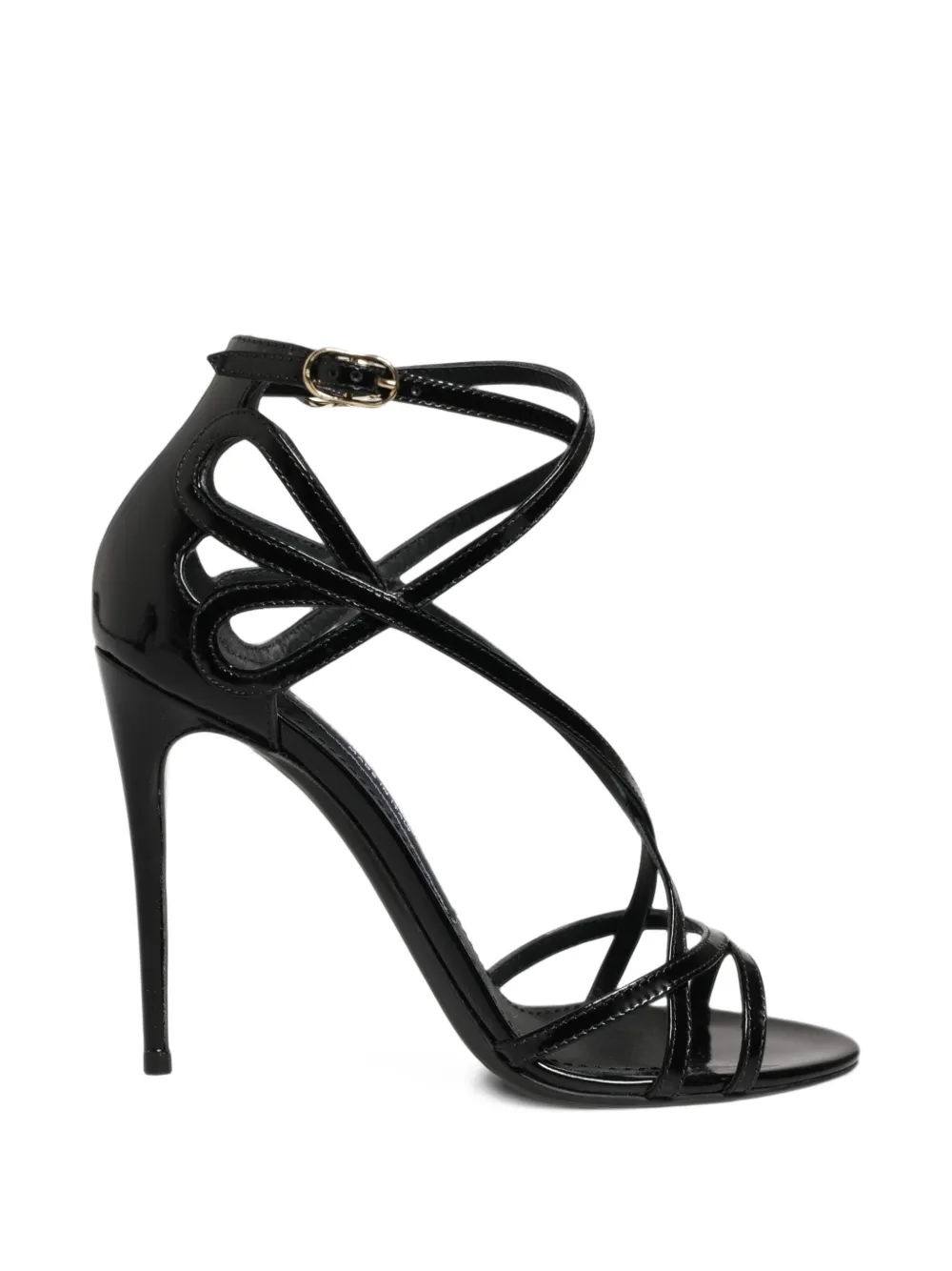 Dolce & Gabbana strappy leather sandals - Black