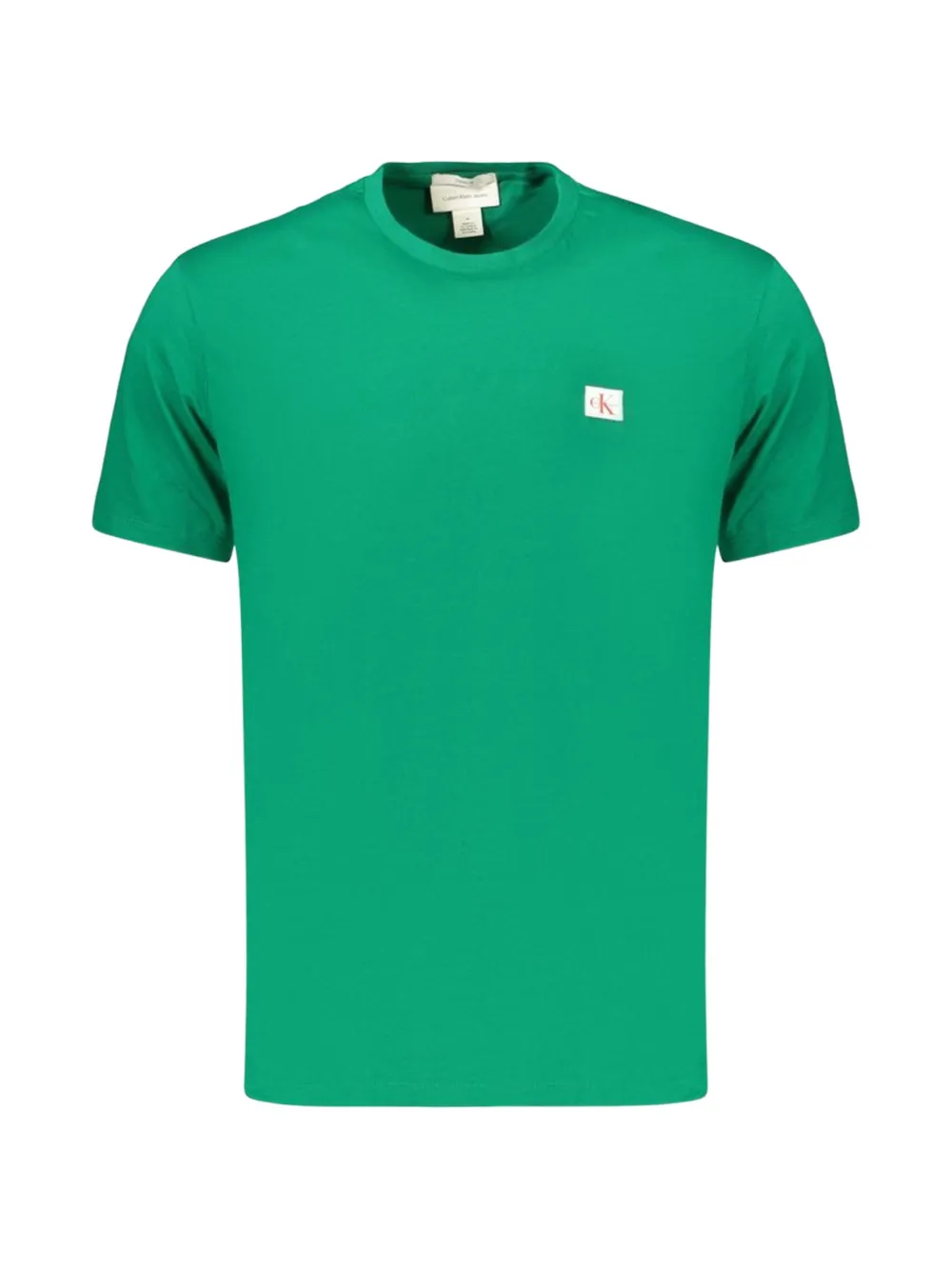 Calvin Klein logo-patch T-shirt - Verde