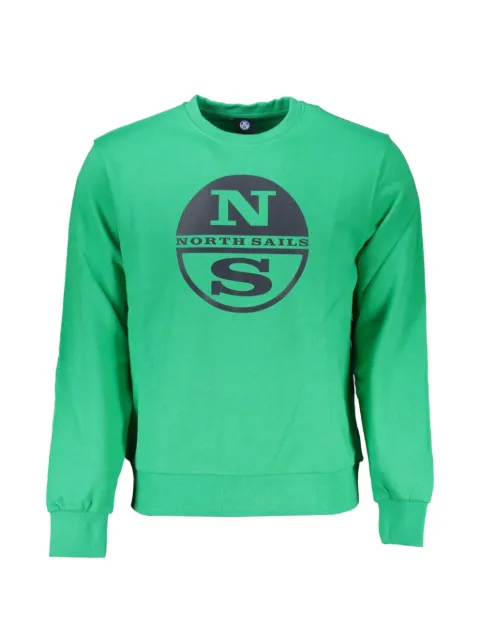 North Sails logo-print long-sleeve sweatshirt