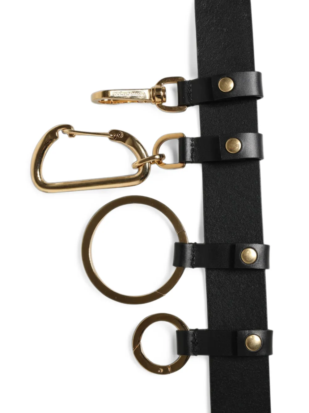 Dolce & Gabbana leather buckle belt Zwart