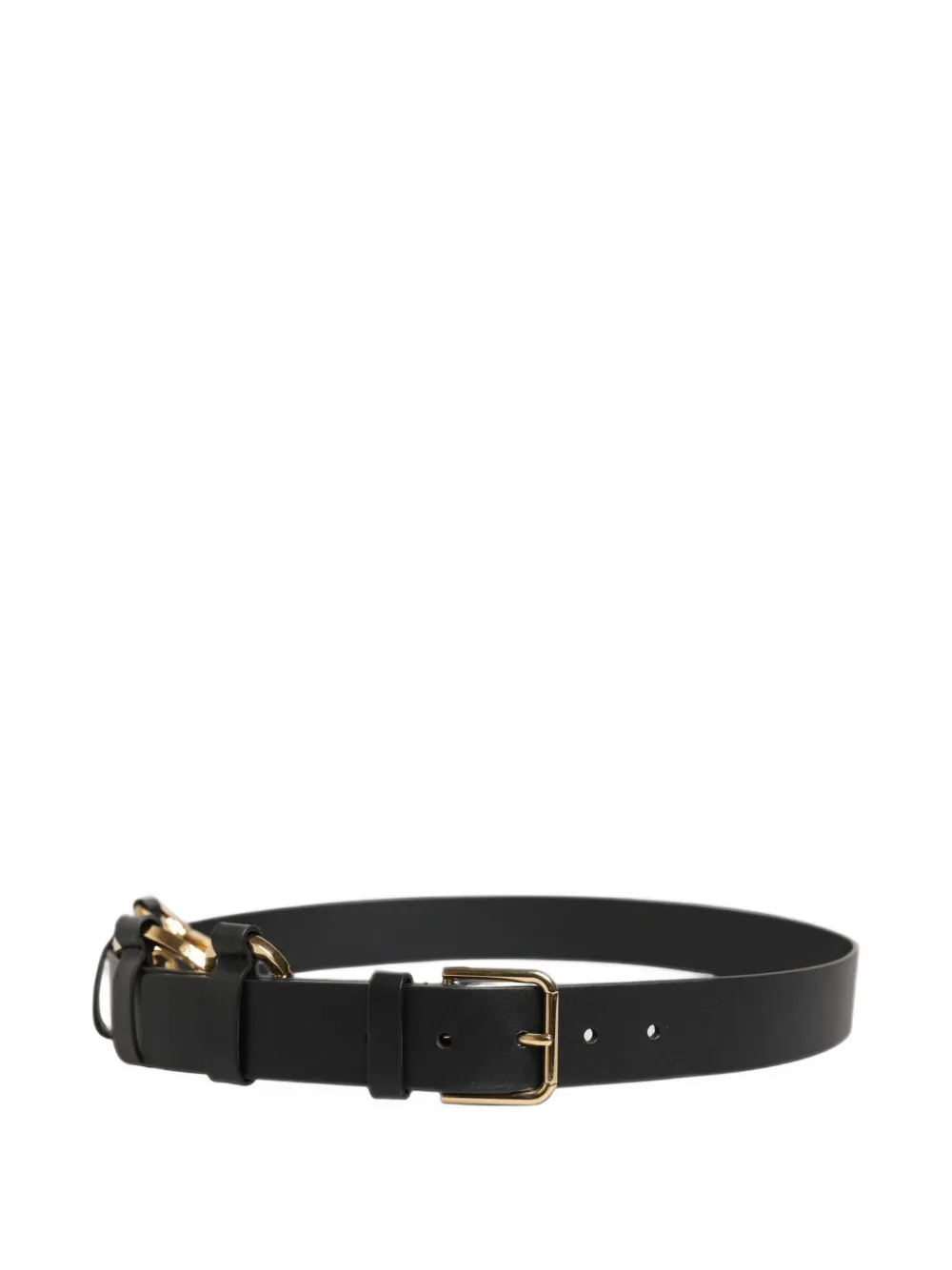 Dolce & Gabbana leather buckle belt - Schwarz