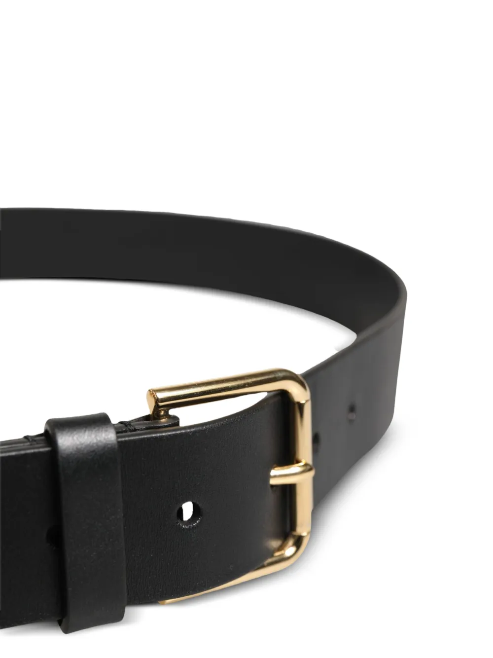Dolce & Gabbana leather buckle belt Zwart