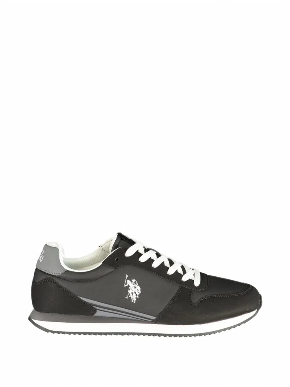U.S. POLO ASSN. logo-embroidered low-top sneakers - Schwarz