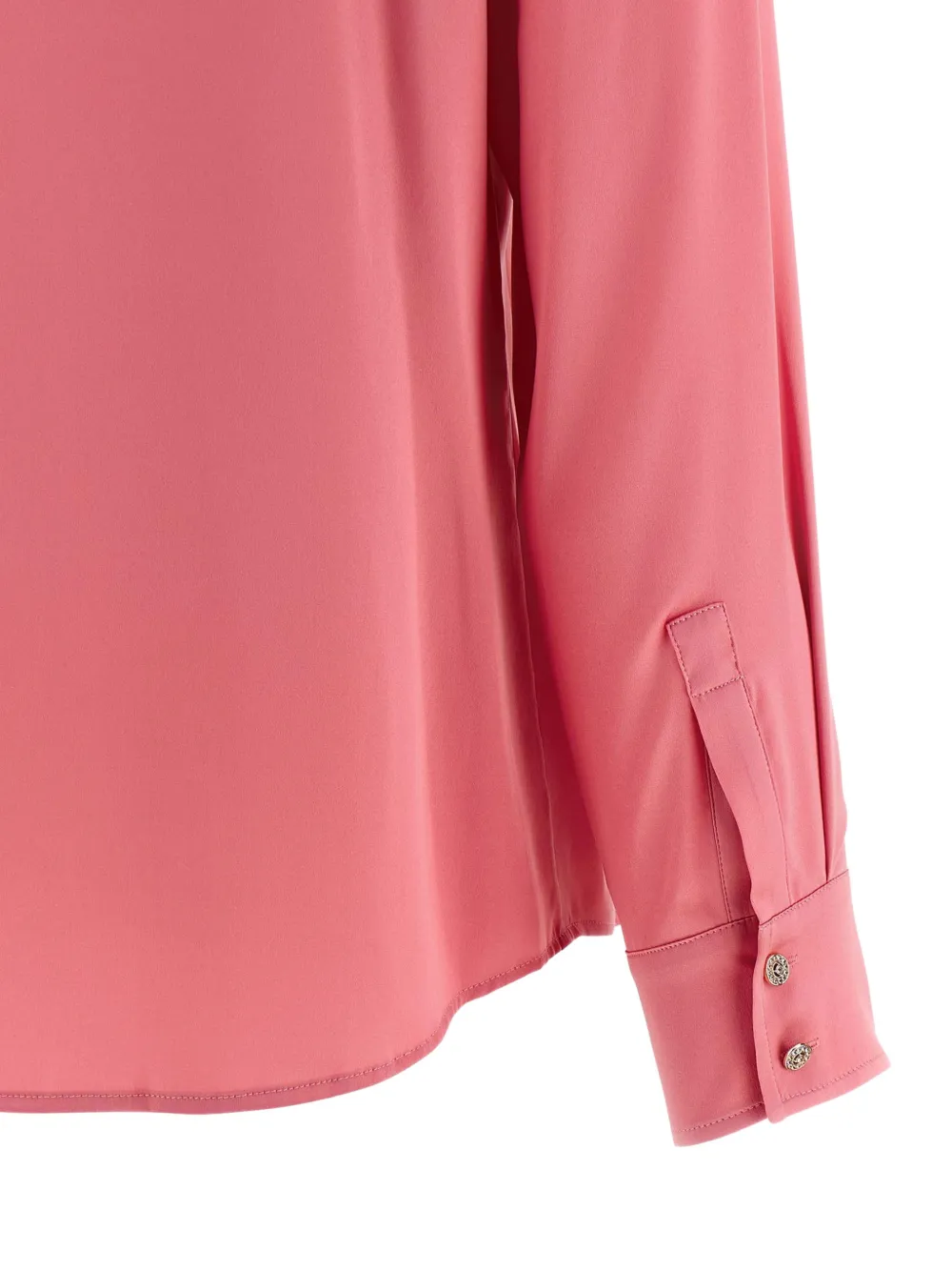 Max Mara silk concealed-button shirt Roze