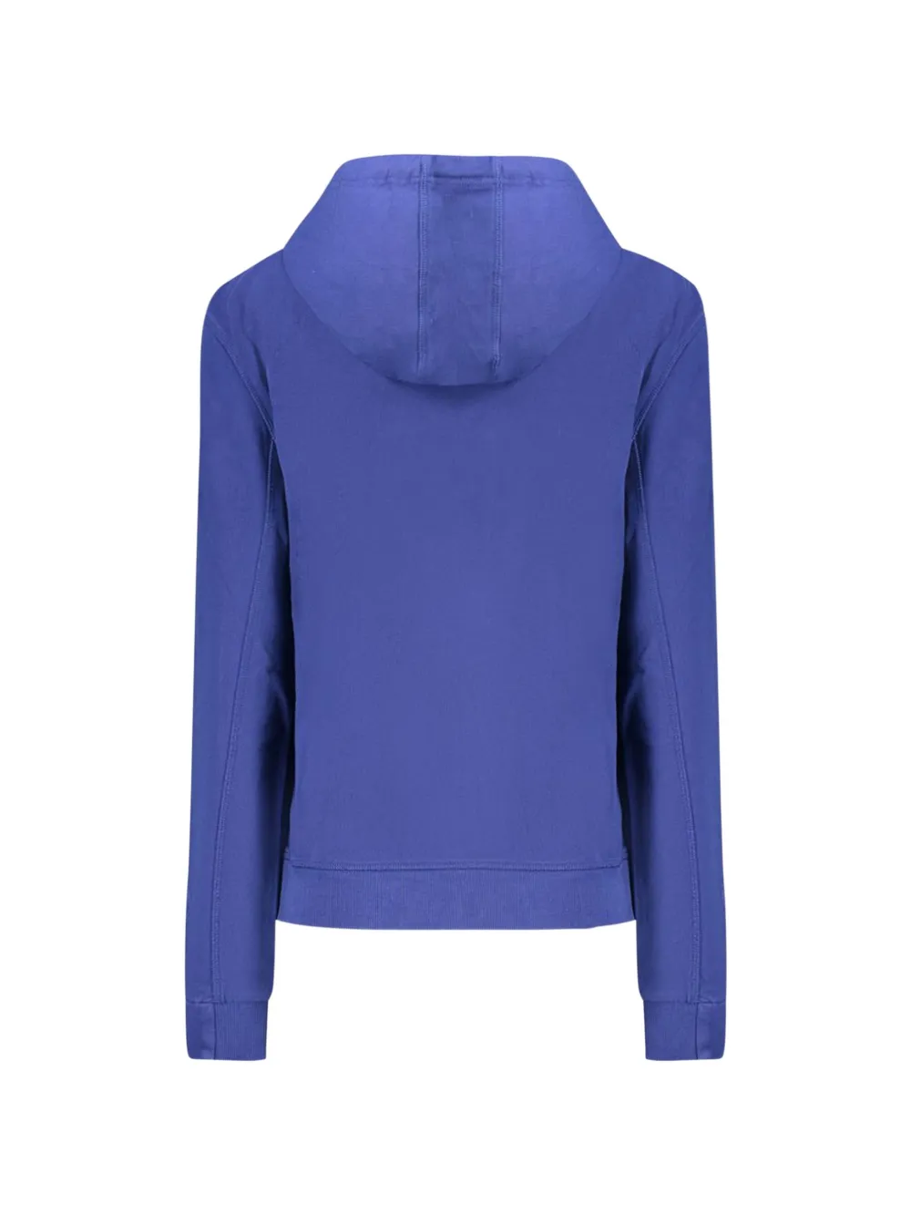 North Sails French Terry logo-print zip-up hoodie Blauw