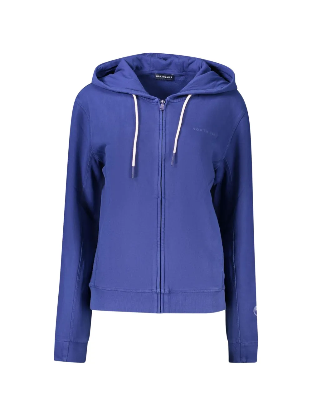 North Sails French Terry logo-print zip-up hoodie - Blau