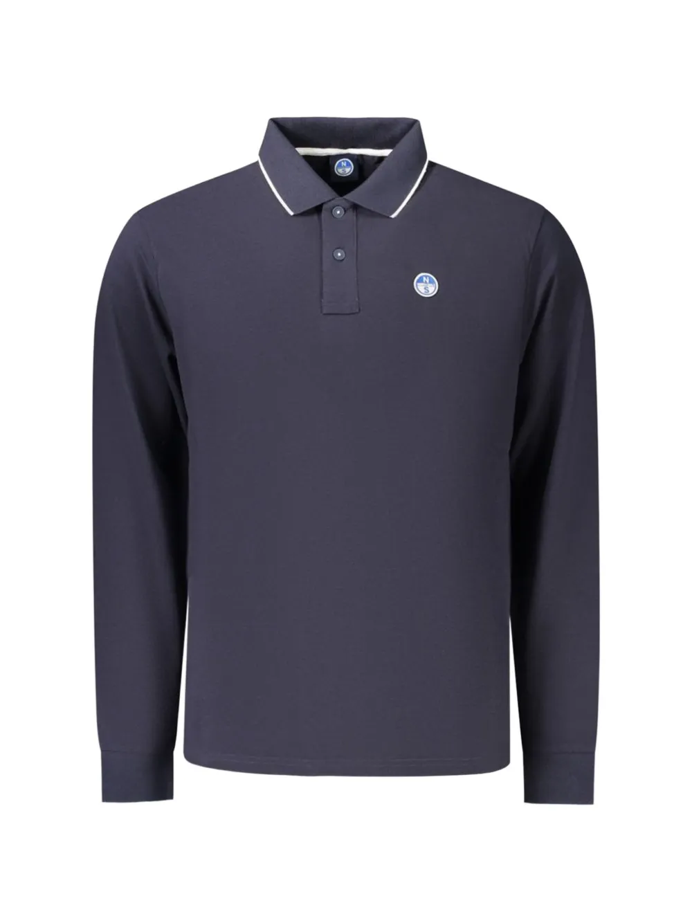North Sails Langärmeliges Poloshirt - Blau