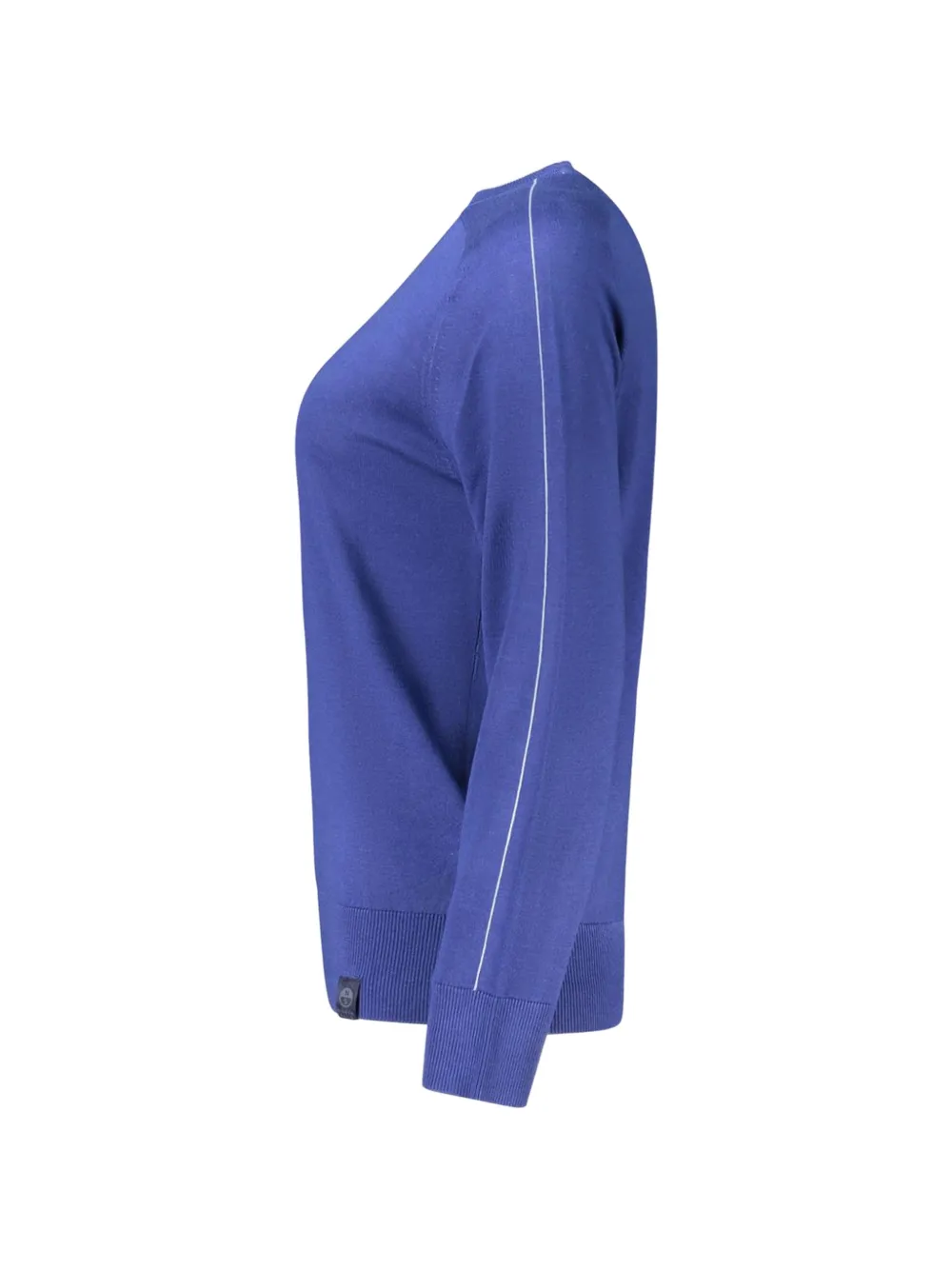 North Sails contrast-trim long-sleeve sweater Blauw