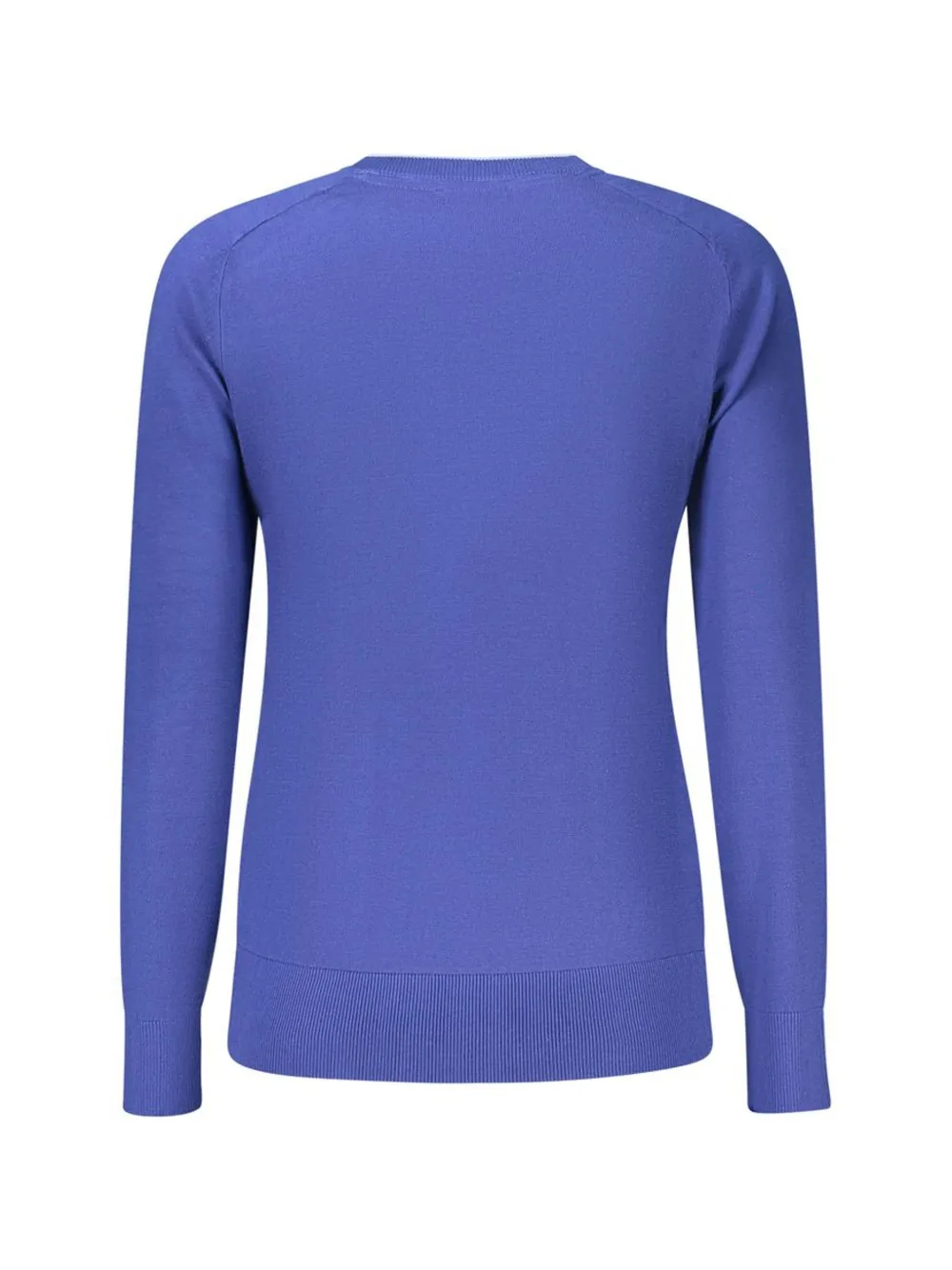 North Sails contrast-trim long-sleeve sweater Blauw