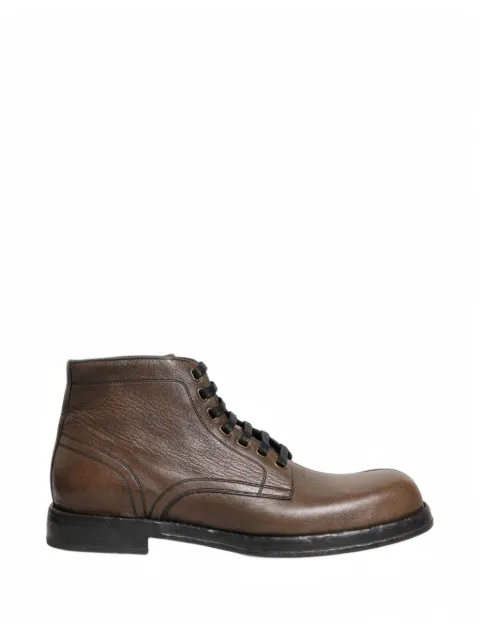 Dolce & Gabbana Perugino leather ankle boots