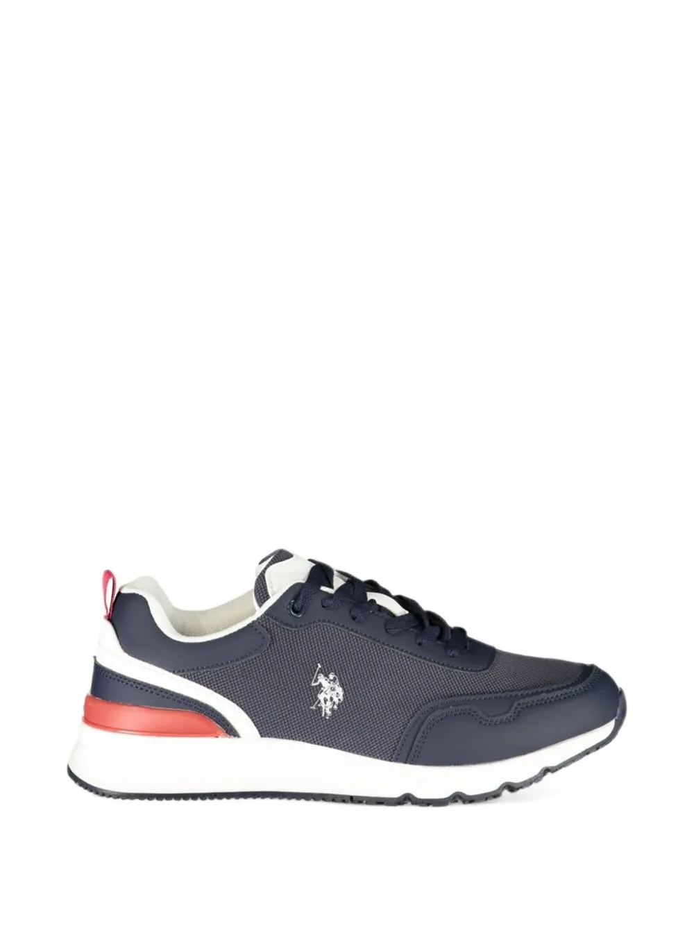U.S. POLO ASSN. logo-embroidered mesh-panel sneakers - Blu