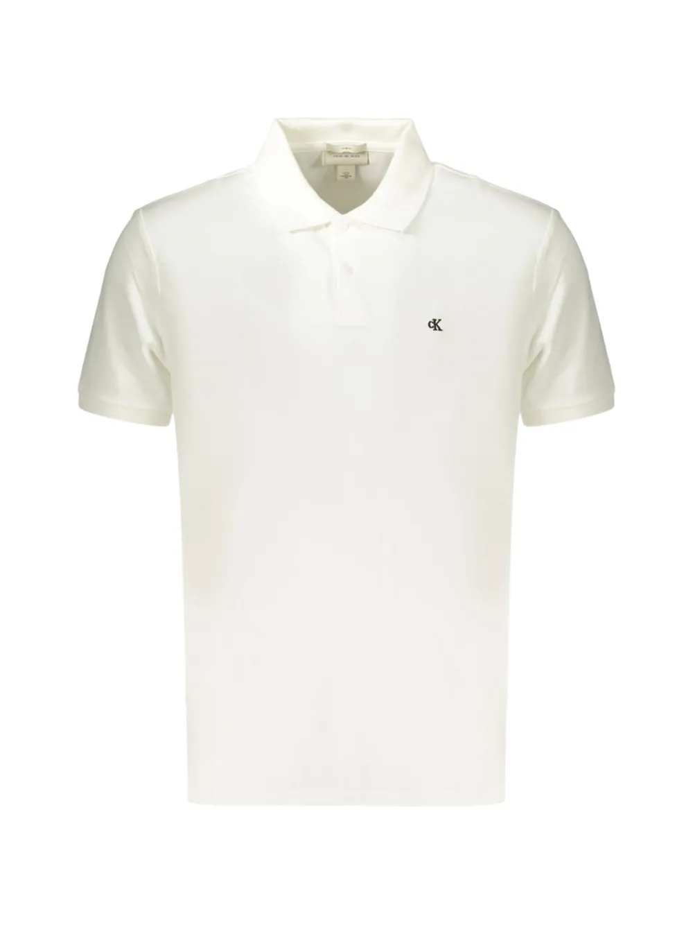 Calvin Klein logo-embroidered cotton polo shirt - Toni neutri