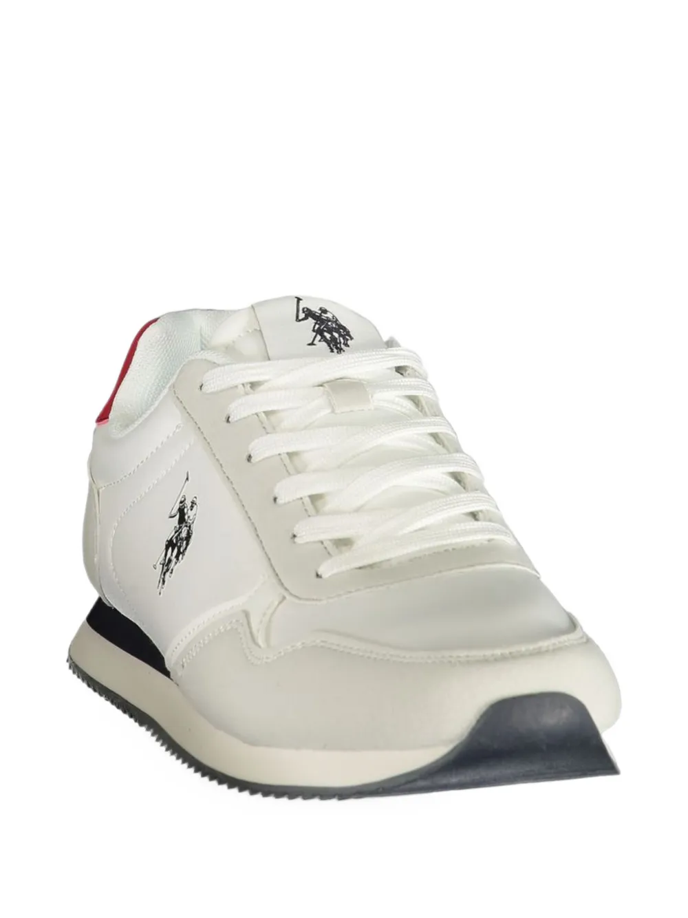 U.S. POLO ASSN. logo-print panelled sneakers - Weiß