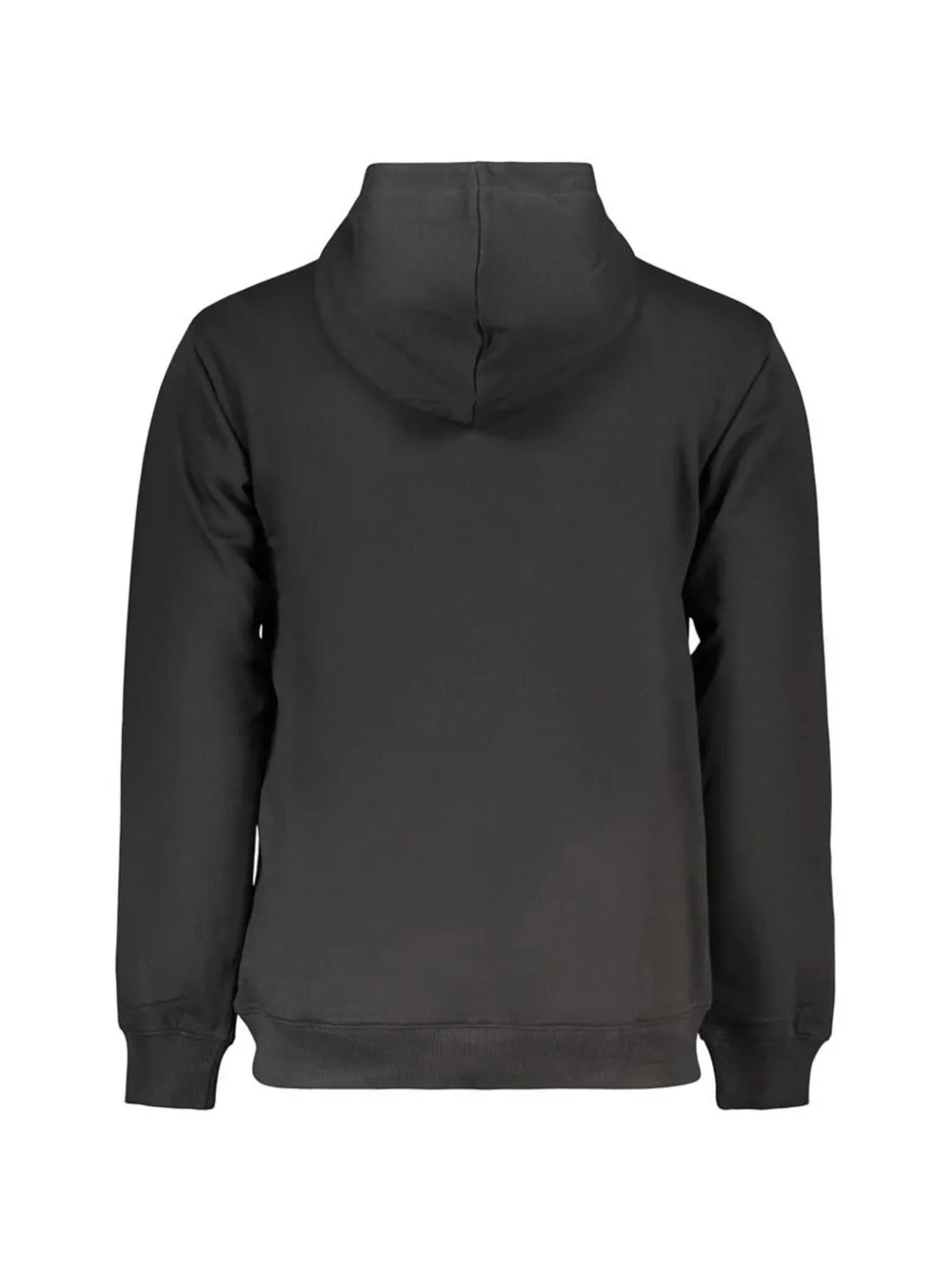 Fila logo-print cotton hoodie Zwart