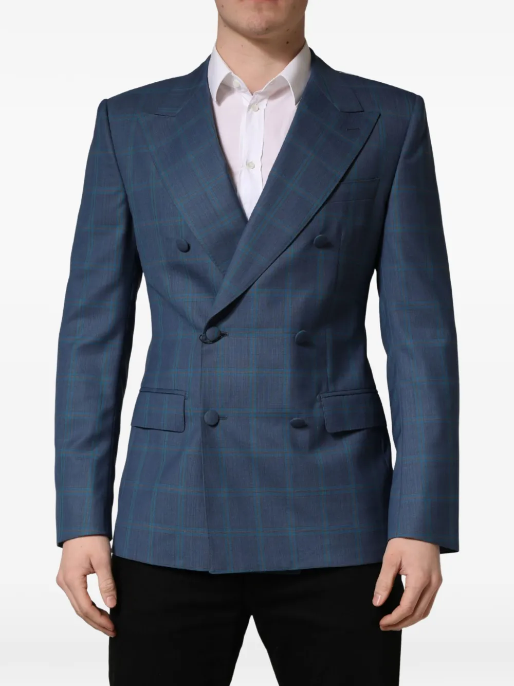 Dolce & Gabbana double-breasted blazer - Blau