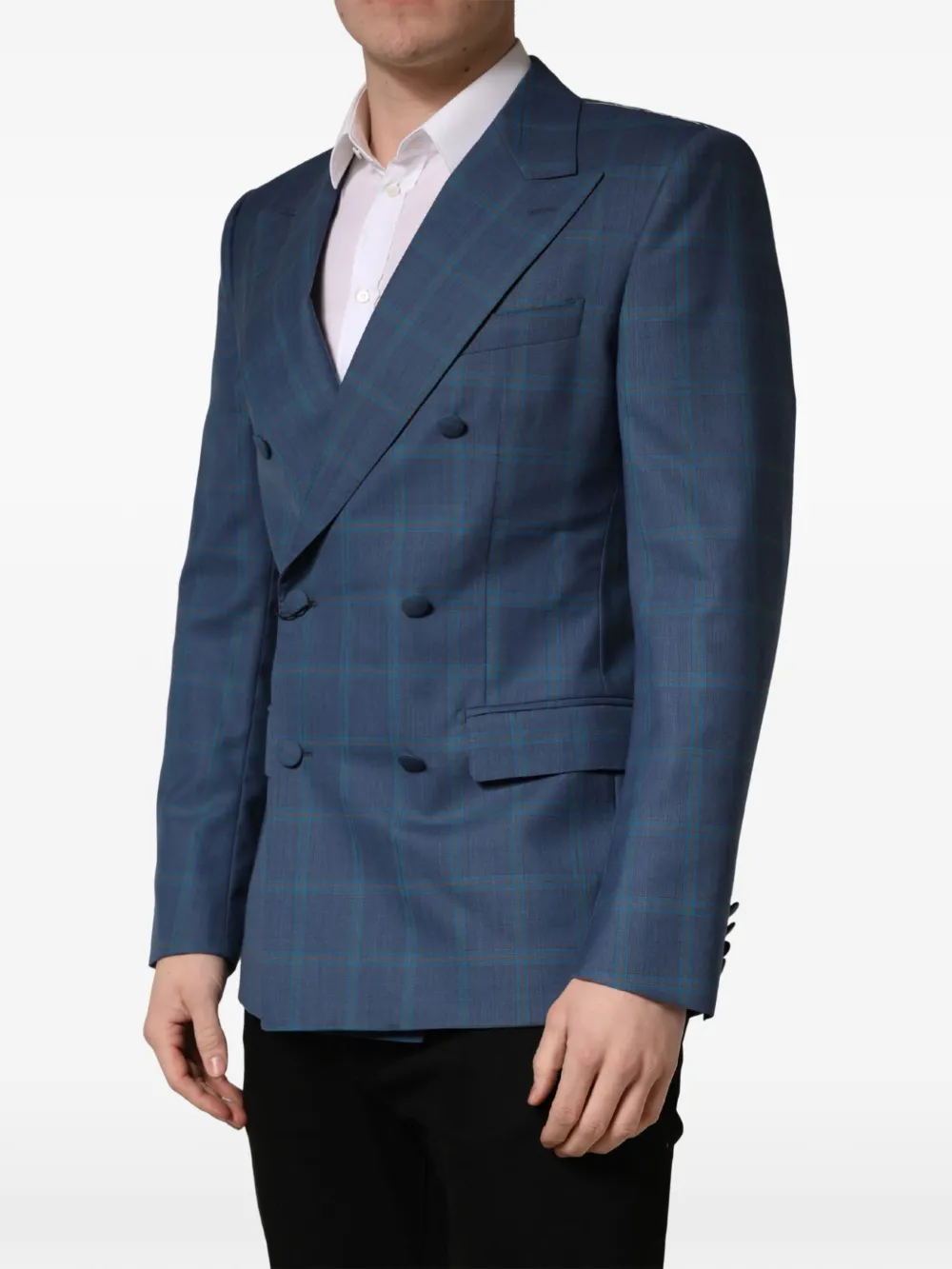 Dolce & Gabbana double-breasted blazer Blauw