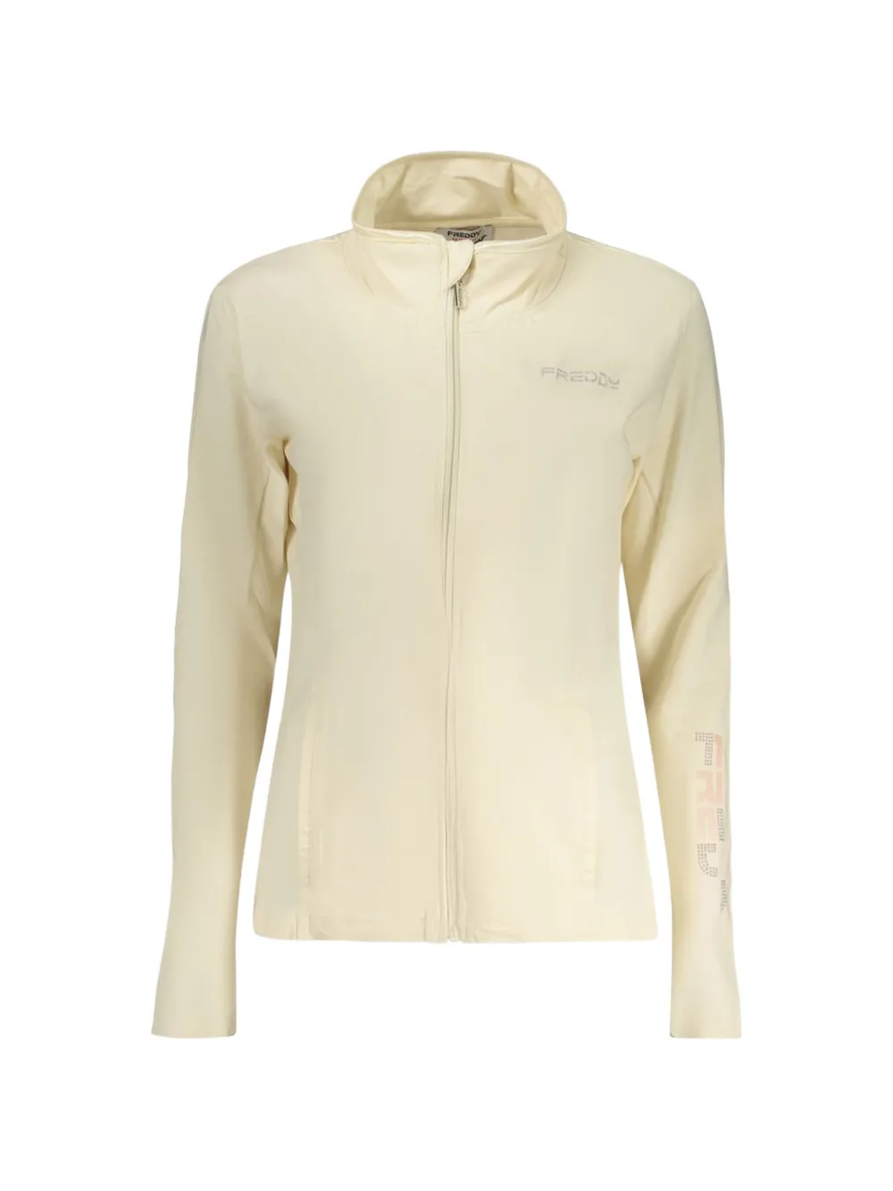 FREDDY zip-up sweatshirt - Nude