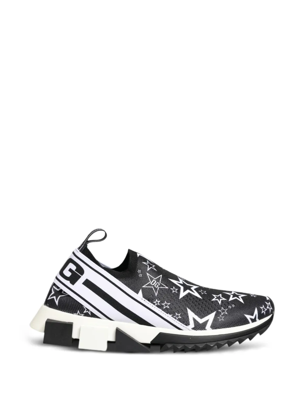 Dolce & Gabbana Sorrento star-print sneakers - Nero