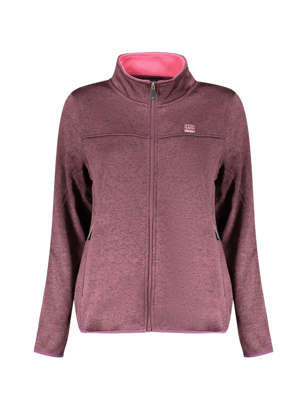 Norwegian Rain marl-effect zip-up sweatshirt - Violet Norwegian Rain marl-effect zip-up sweatshirt - Violet