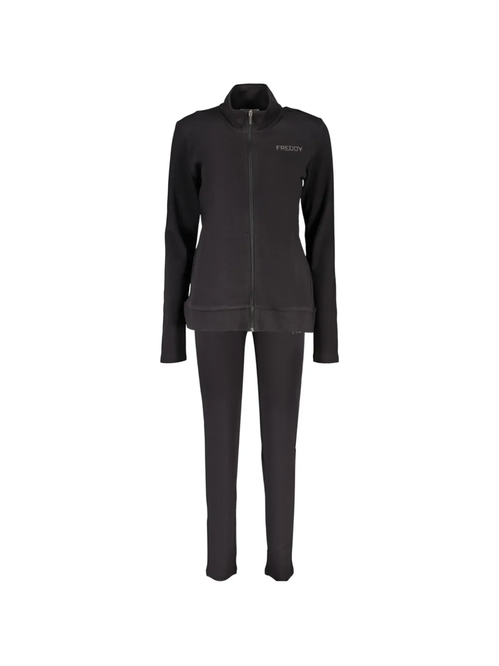 FREDDY zip-up drawstring tracksuit - Schwarz