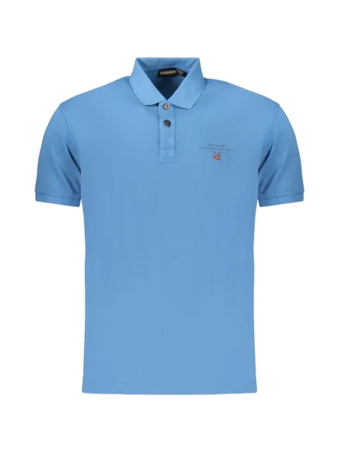 Napapijri logo-print short-sleeve polo shirt