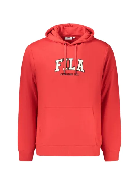 Fila logo-print cotton hoodie