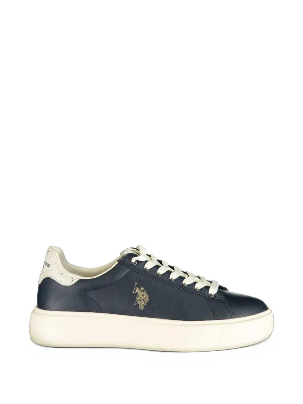 U.S. POLO ASSN. logo-embroidered chunky sneakers - Blau