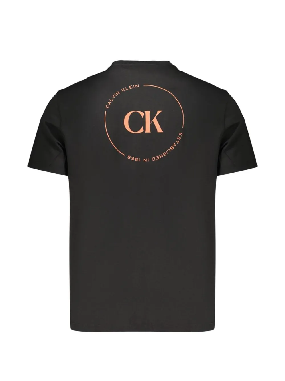Calvin Klein logo-print cotton T-shirt Zwart