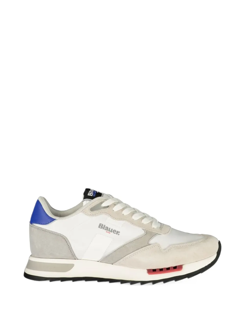 Blauer Ryder logo-print sneakers - Bianco