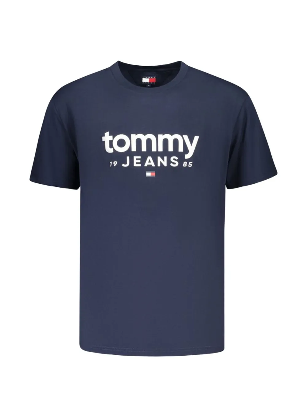 Tommy Hilfiger logo-print cotton t-shirt - Blau