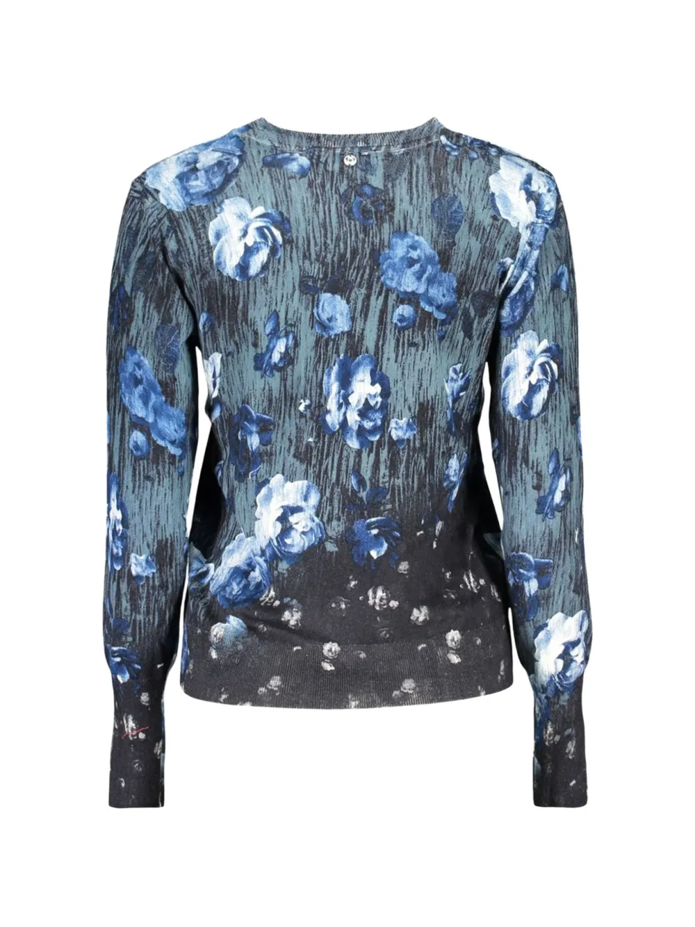 Desigual floral-print sweater Blauw