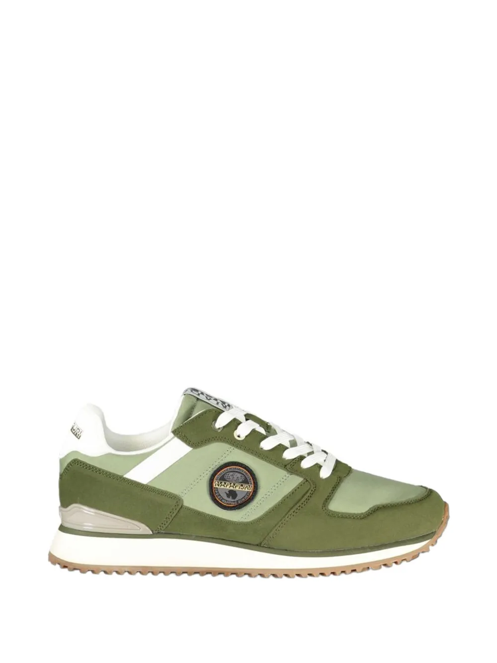 Napapijri Cosmos logo-patch panelled sneakers - Verde