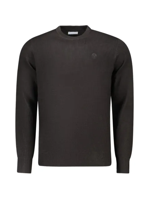 North Sails logo-patch crew-neck sweater