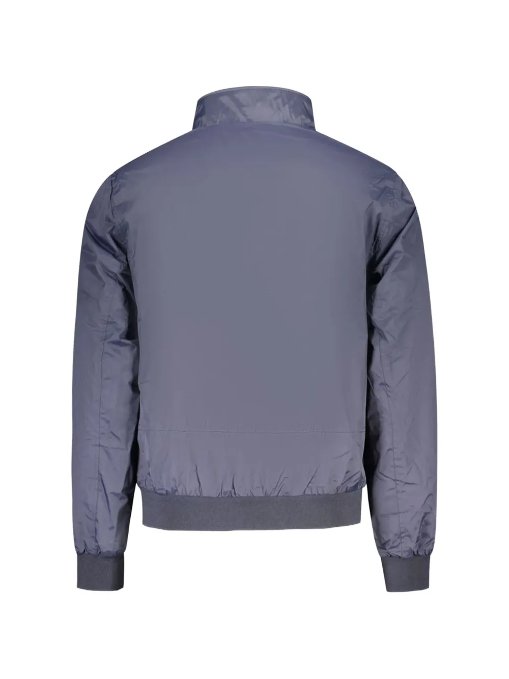 North Sails logo-patch zip-up jacket Blauw