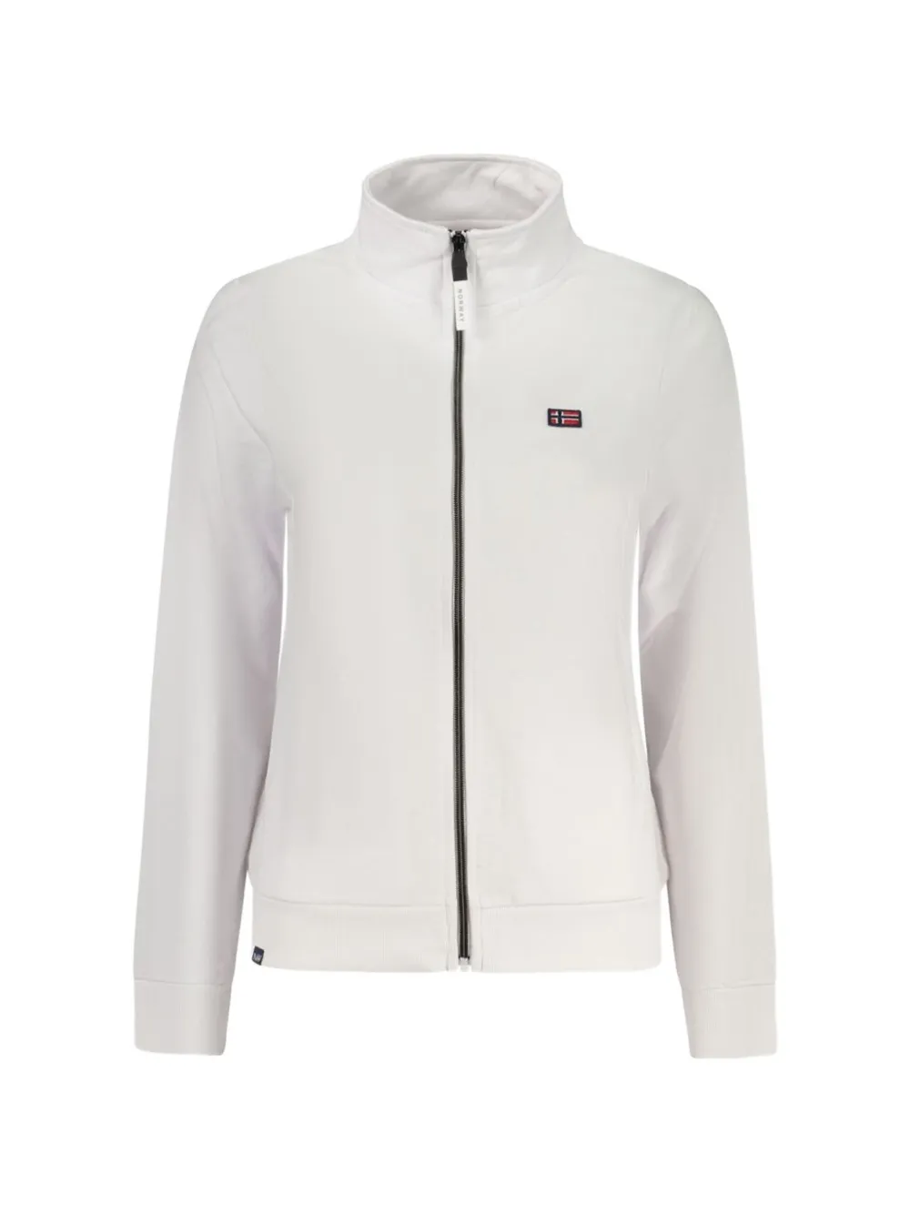 NORWAY 1963 logo-patch zip-up sweatshirt - Weiß