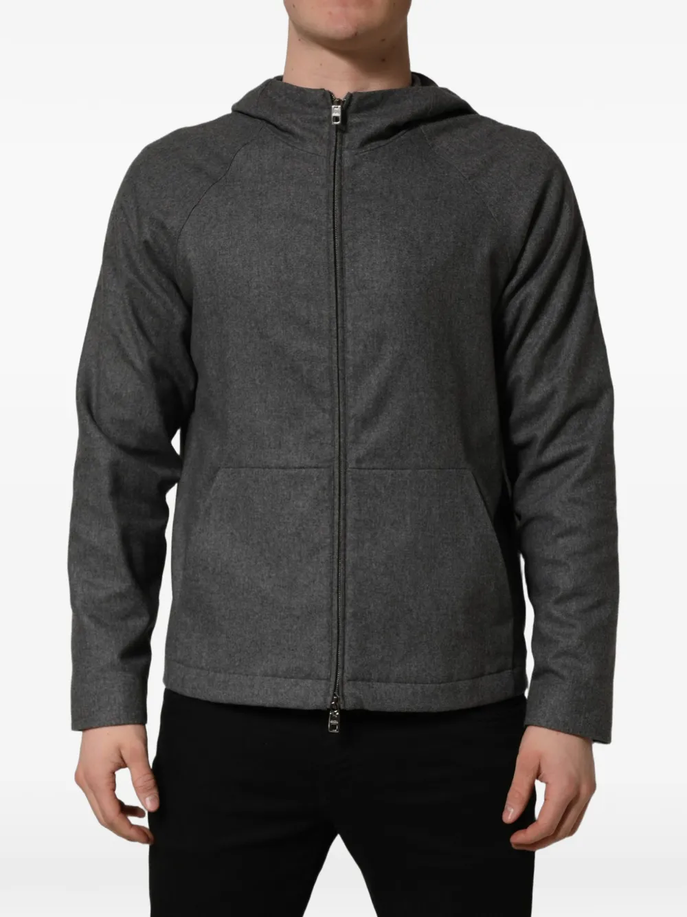 Dolce & Gabbana hooded raglan-sleeve jacket - Grau