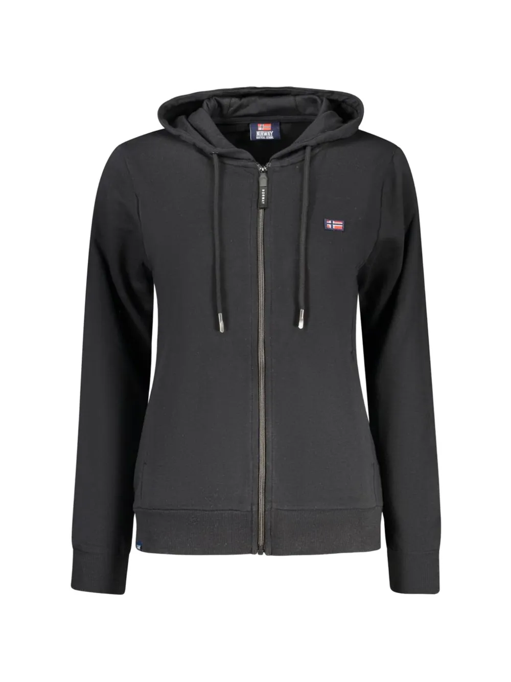 NORWAY 1963 zip-up cotton hoodie - Schwarz