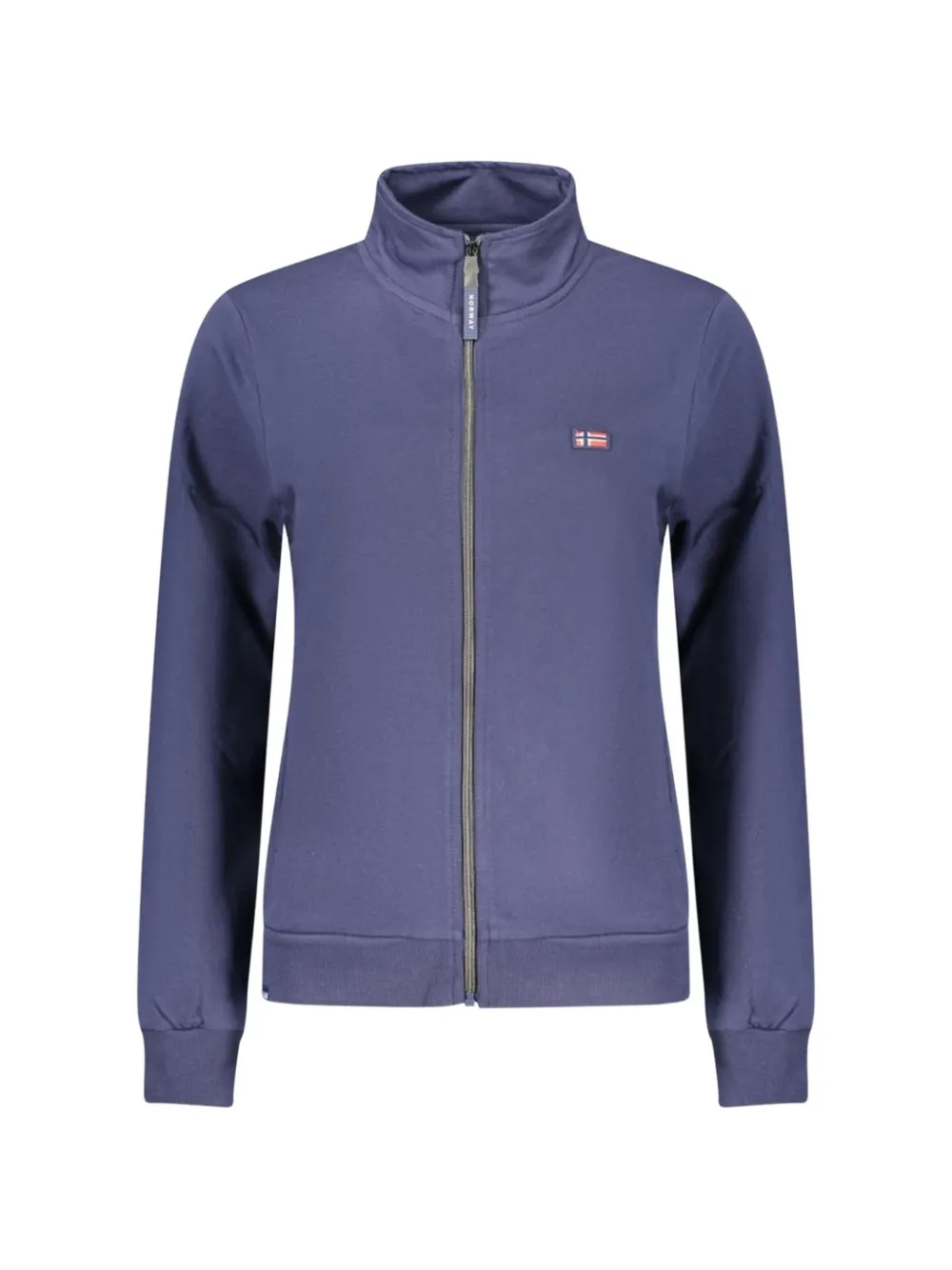 NORWAY 1963 zip-up logo-patch sweatshirt - Blau