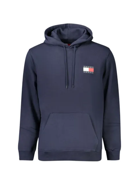Tommy Hilfiger logo-patch drawstring hoodie