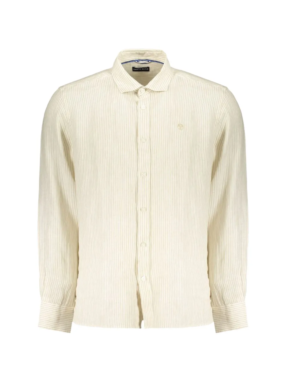 North Sails striped linen shirt Beige