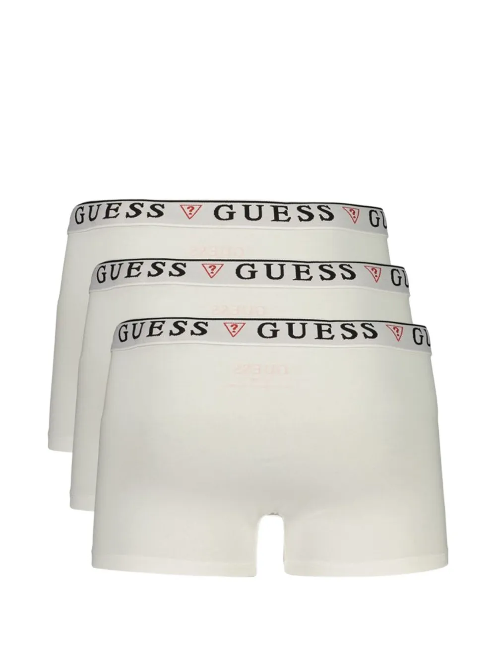 GUESS USA logo-waistband boxers set of three Beige