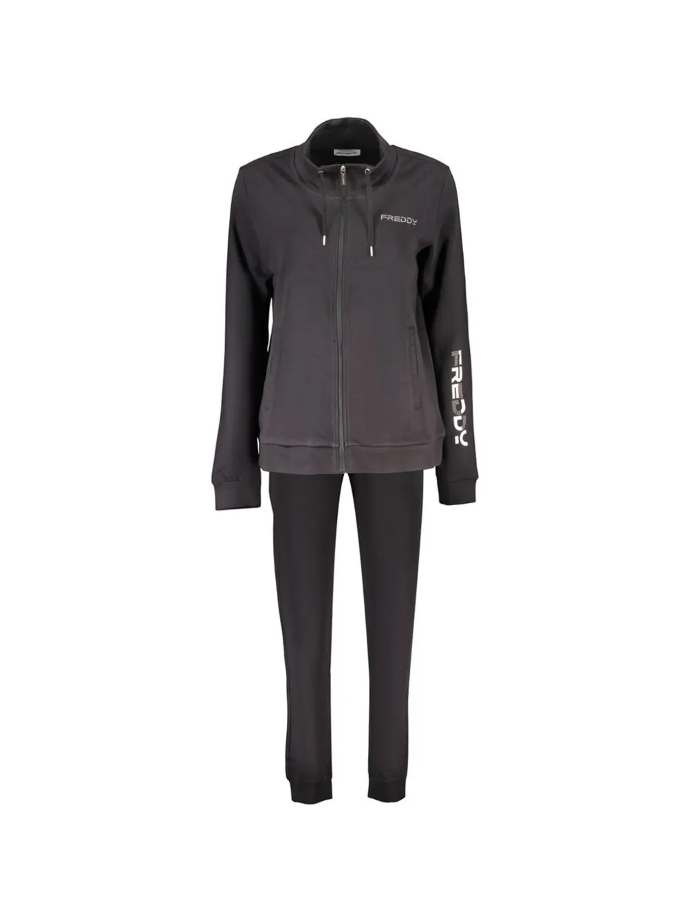 FREDDY Jogginganzug mit Logo-Print - Schwarz