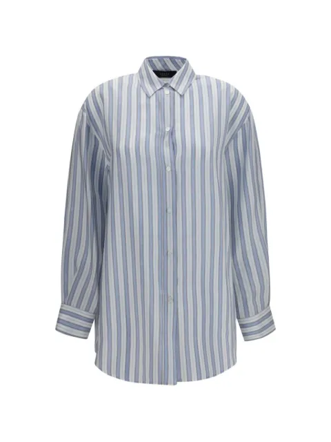 Gucci Interlocking G silk jacquard shirt