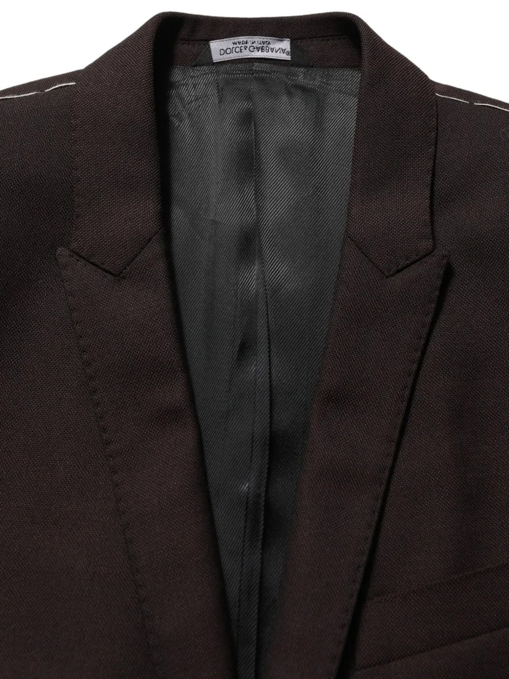Dolce & Gabbana single-breasted jacket Bruin