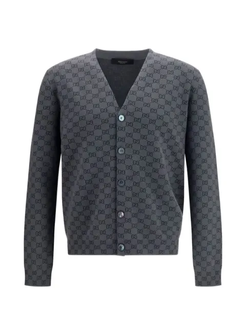 Gucci monogram-pattern cardigan