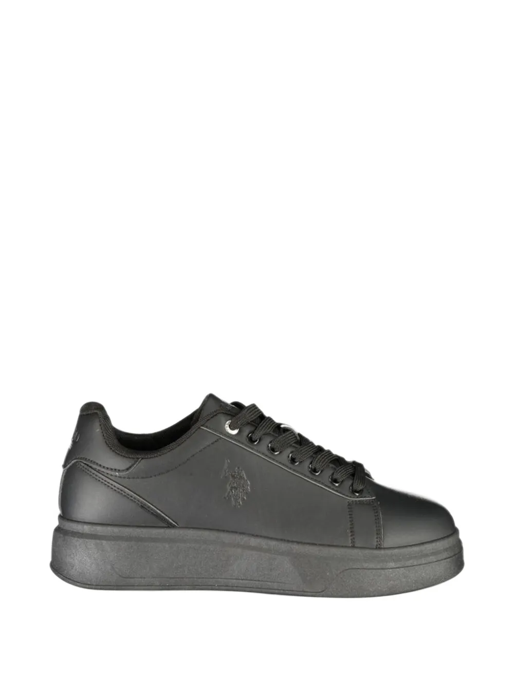 U.S. POLO ASSN. logo-embossed platform sneakers - Schwarz