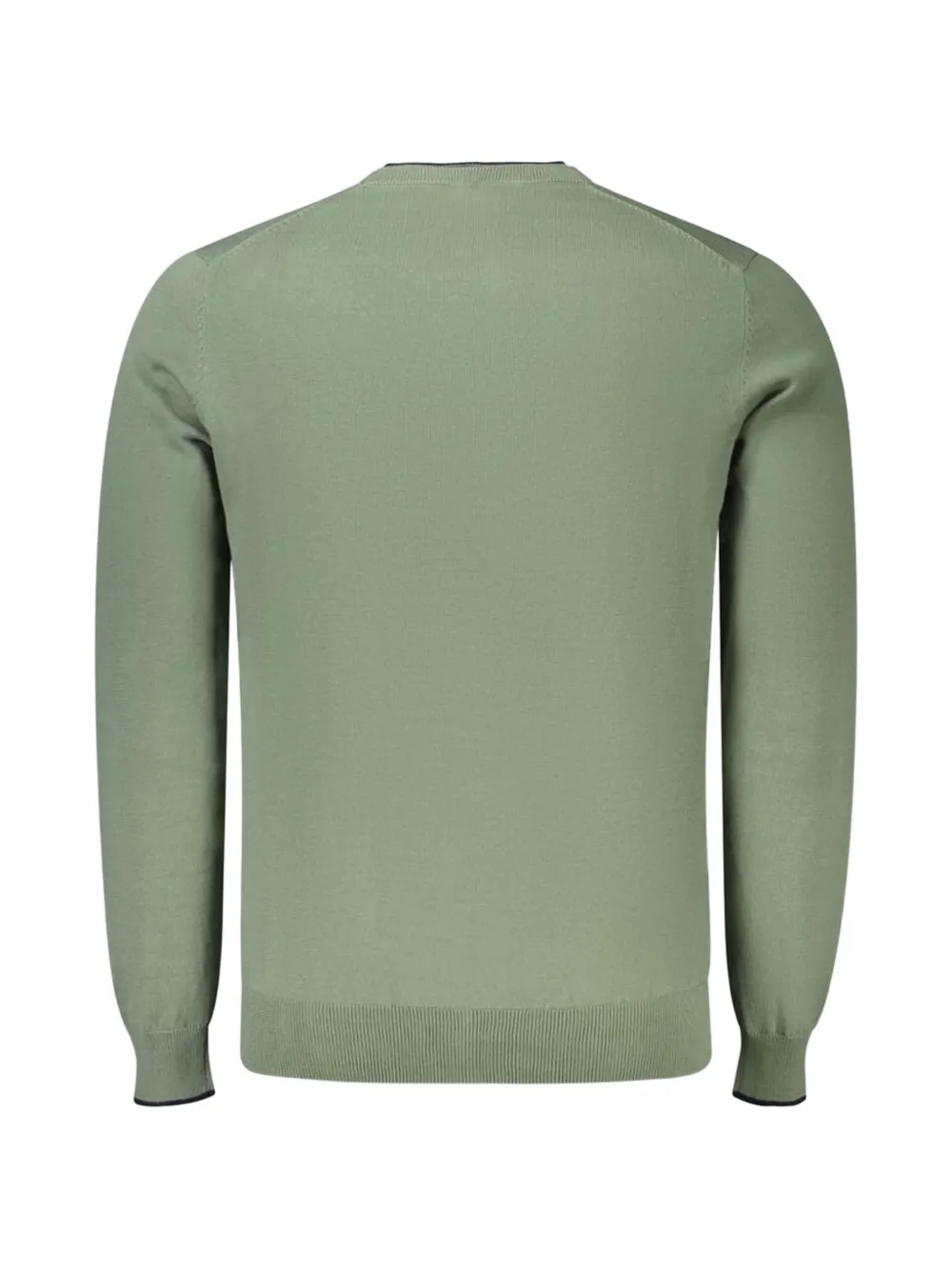North Sails logo-embroidered crew-neck sweater Groen