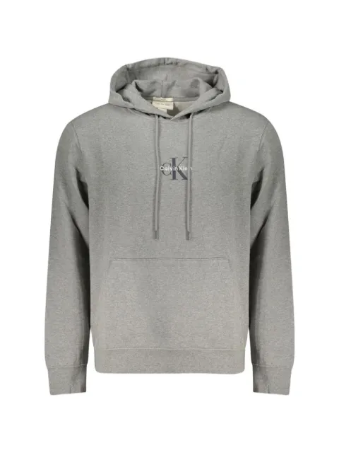 Calvin Klein logo-print drawstring hoodie