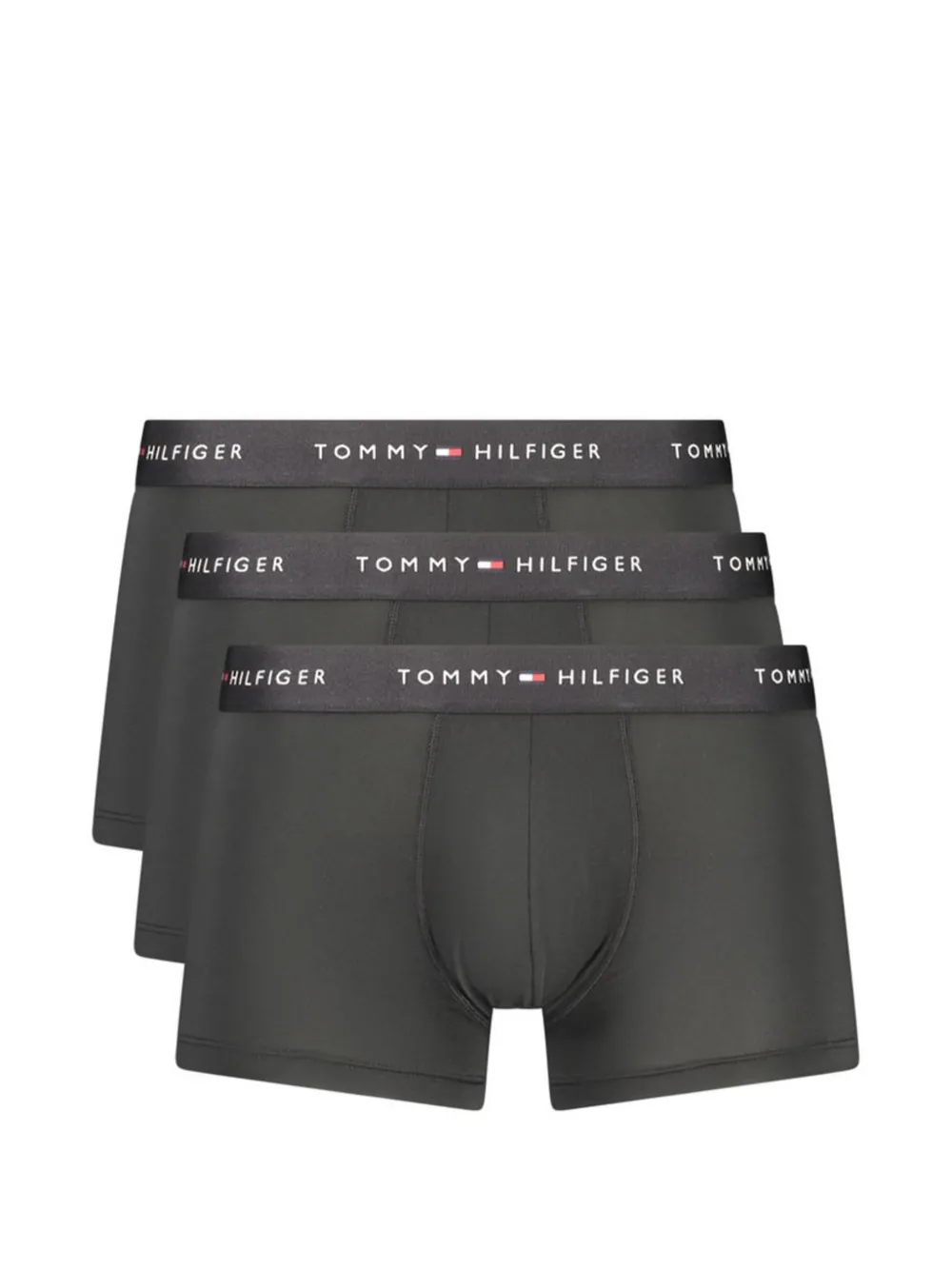 Tommy Hilfiger Boxer con banda logata (3 pezzi) - Grigio